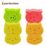 [PERFECTION] Natural Bath Sponge _ Newborn, Shower sponge, natural cellulose 100% _  Made in Korea